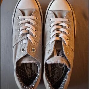 Converse Gray Low-Top Sneakers